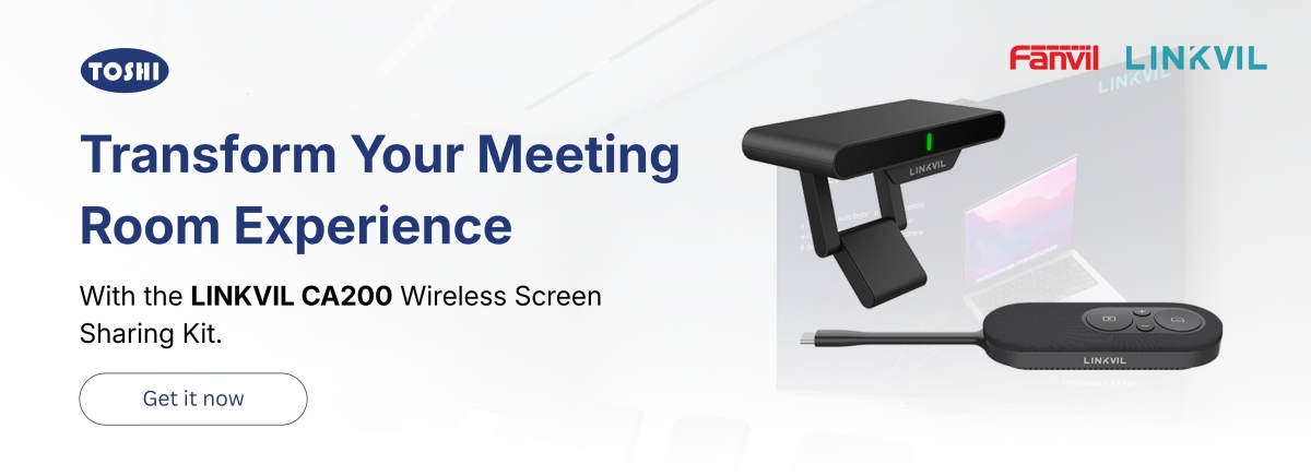 Fanvil LINKVIL CA200 Wireless Conference Kit: Simple Wireless Screen Sharing for Modern Meeting Rooms