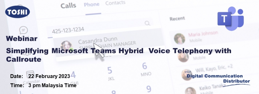 Webinar | 22th Feb 2023: Simplifying Microsoft Teams Hybrid Voice Telephony with Callroute