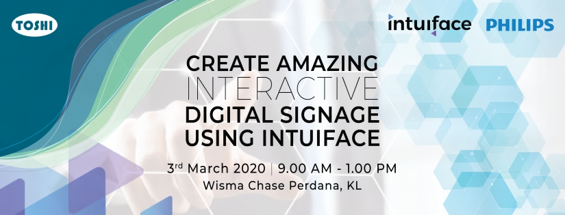 Create Amazing &zwj;Interactive Digital Signage using Intuiface